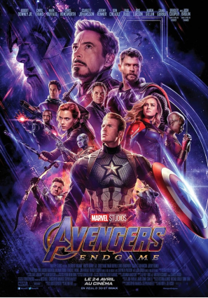 affiche du film Avengers Endgame