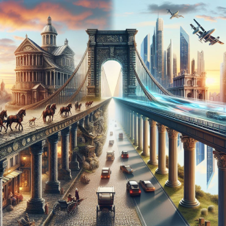image qui représente le pont entre passé et futur